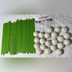 Crazy Forts Green Rods White Balls Building Set Educational Learning
